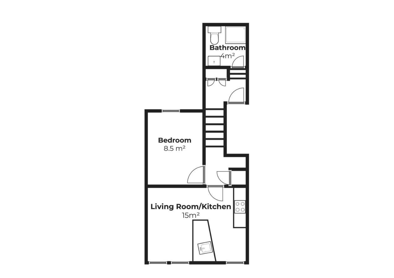 Вілла Manderley Penthouse Сент-Айвс Екстер'єр фото